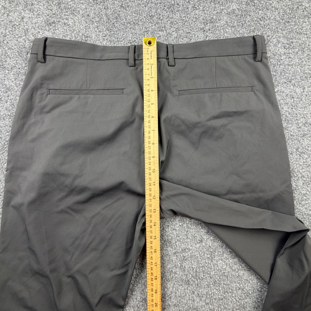 Theory Mens Zaine SW Neoteric Slim Fit Chino Pants Charcoal Grey 36 F0877210 - Picture 11 of 12